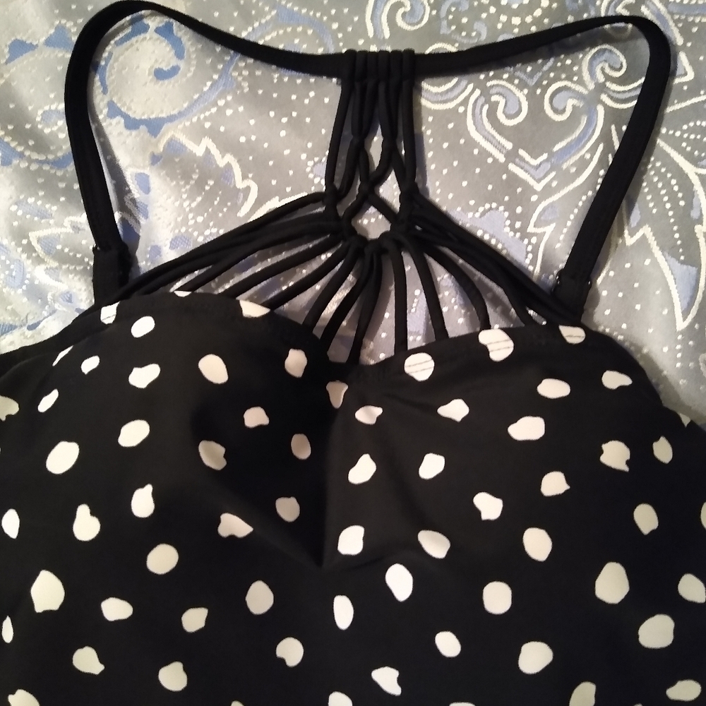 Time and Tru Swimsuit - Polka Dot cutie!